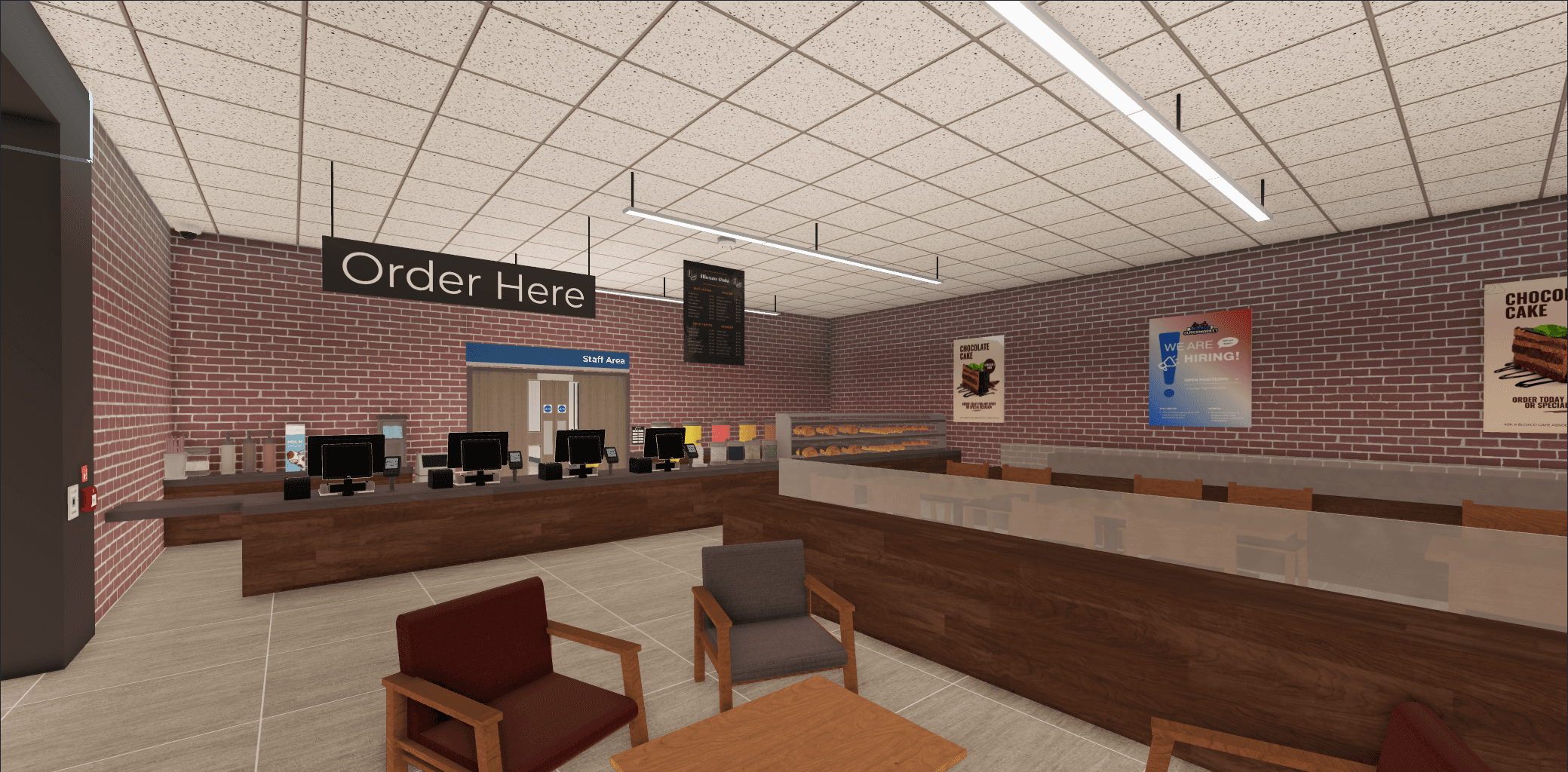 Bloxco Supermarket landing background